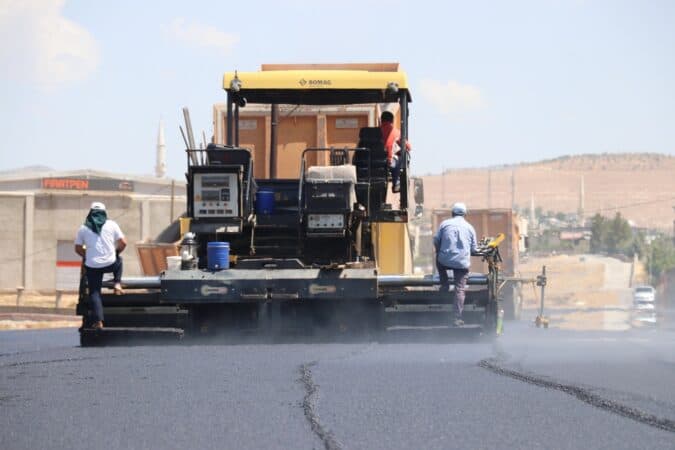 Siirt’te Asfalt Çalışmaları Devam Ediyor