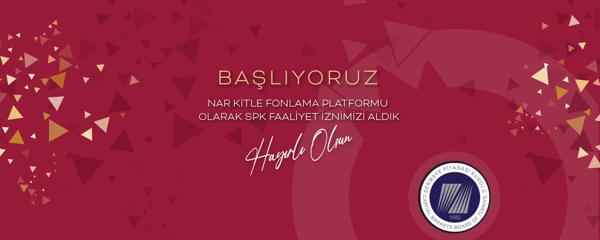 Küçük Yatırımlar Büyük Fırsatlar mottosu ile yola çıkan Nar Kitle Fonlama Platformu A.Ş. (Nar Fon) faaliyete başladı