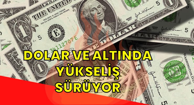 Dolar 23 Lirayı,Euro 24 Lirayı ve gram altın 1.450 lirayı aşarak tüm zamanların rekorunu kırdı