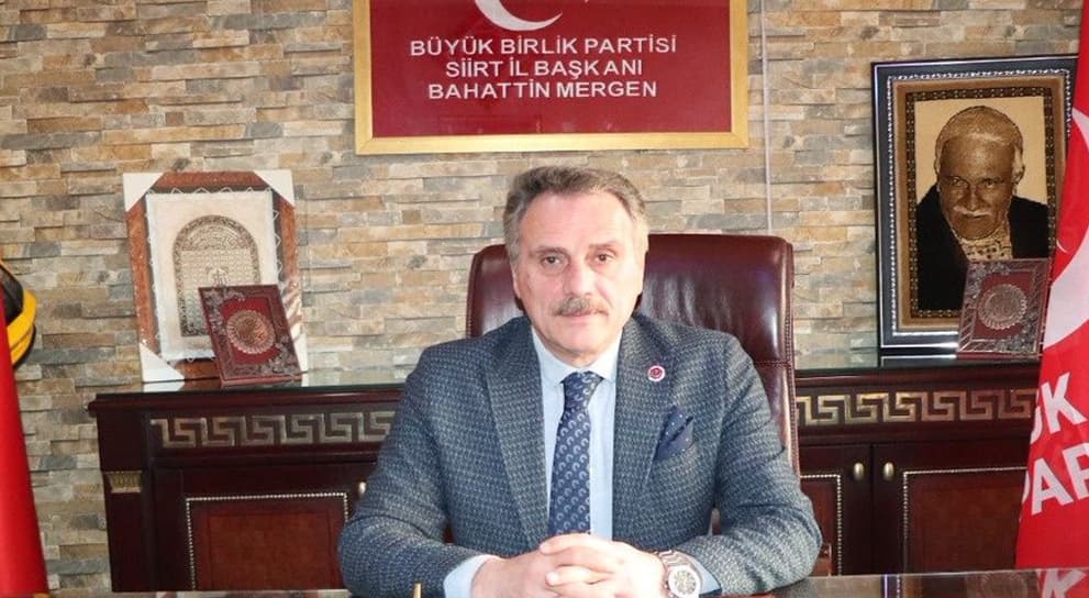 BBP İl Başkanı Mergen: “Alkumru Projesi Takip Edilsin, Susuzluk Kaderimiz Olmasın”